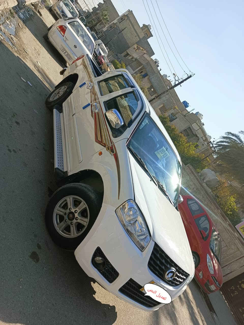 يالله كريت ويل موديل 2013رقم بابل جديد بأسمنا تحويل ثاني يوم جاهزه من كلشي كير مكينه صدر تدفئه تبريد شغال تايرات نص عمر  ما ناقصها شي مشط ستيرن جديد  بيها صبغ جوه الترايش ابيع مصبوغه حزام لا شخوط لا خياسات السعر 65وبيها مجال الشراي يتصل ويدلل مكان السياره بغدادد
***********
*********** ابو محمد يتوفر واتساب
