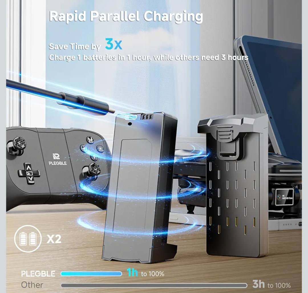 أول تم 60الف 
برز الميزات

العلامة التجارية

PLEGBLE

اسم الموديل

PL-516

الميزات الخاصة

زاوية رؤية قابلة للتعديل، قفل أمان للأطفال، نقل فيديو من منظور الشخص الأول (FPV)، تصميم قابل للطي

اللون

أسود

دقة تصوير الفيديو

4K

دقة الصور الثابتة الفعالة

8 ميجابكسل

【دمج مثالي: كاميرا 4K عالية الوضوح، تثبيت الصورة، ونقل فيديو من منظور الشخص الأول (FPV)】 تتميز هذه الطائرة بدون طيار المزودة بكاميرا بعدسة 4K بزاوية رؤية واسعة 130 درجة وزاوية رؤية قابلة للتعديل 90 درجة، مما يضمن التقاط كل لحظة بجودة عالية الوضوح. مع نقل فيديو سلس من منظور الشخص الأول (FPV)، تُعد هذه الطائرة مثالية للأطفال والكبار، حيث توفر تجربة طيران غامرة.

【طائرات بدون طيار بدون فرش: ثبات، كفاءة، مقاومة للرياح】 بالمقارنة مع الطائرات ذات المحركات التقليدية، توفر الطائرات بدون طيار بدون فرش المزودة بكاميرا 4K للكبار عمرًا أطول وثباتًا أكبر، مع استهلاك أقل للطاقة.  تتميز هذه الطائرة بدون طيار بقدرتها على التخلص من مشاكل ارتفاع درجة الحرارة، وتتفوق في ظروف السرعات العالية، كما أنها مقاومة للرياح لضمان طيران مستقر.

【تجربة أمان لا مثيل لها】 صُممت هذه الطائرة بدون طيار للأطفال مع مراعاة أعلى معايير السلامة، فهي مزودة بقفل أمان للأطفال لمنع الإقلاع العرضي، وواقيات للمراوح لضمان طيران آمن داخل المنزل. يُفعّل نظام الإنذار ضد الفقدان بعد 10 دقائق من عدم الاستخدام، كما تساعد تنبيهات انخفاض البطارية ووظيفة التوقف الطارئ على تجنب الحوادث.

【بطارية مزدوجة مطورة: عمر أطول


**إذا كنت صاحب هذا الإعلان وتريد حذفه لأي سبب، رجاءا أرسل رسالة إلى الدعم الفني**