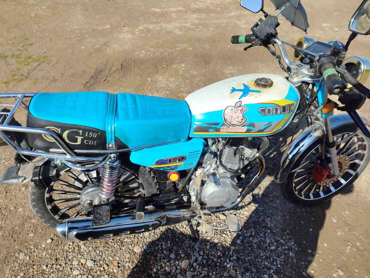 سلام عليكم موطور مال جنيه مامتعوب موديل 24 
شرط نضافه فول سعر 725 موشراي لاتبزعني تصل ع رقم ***********
