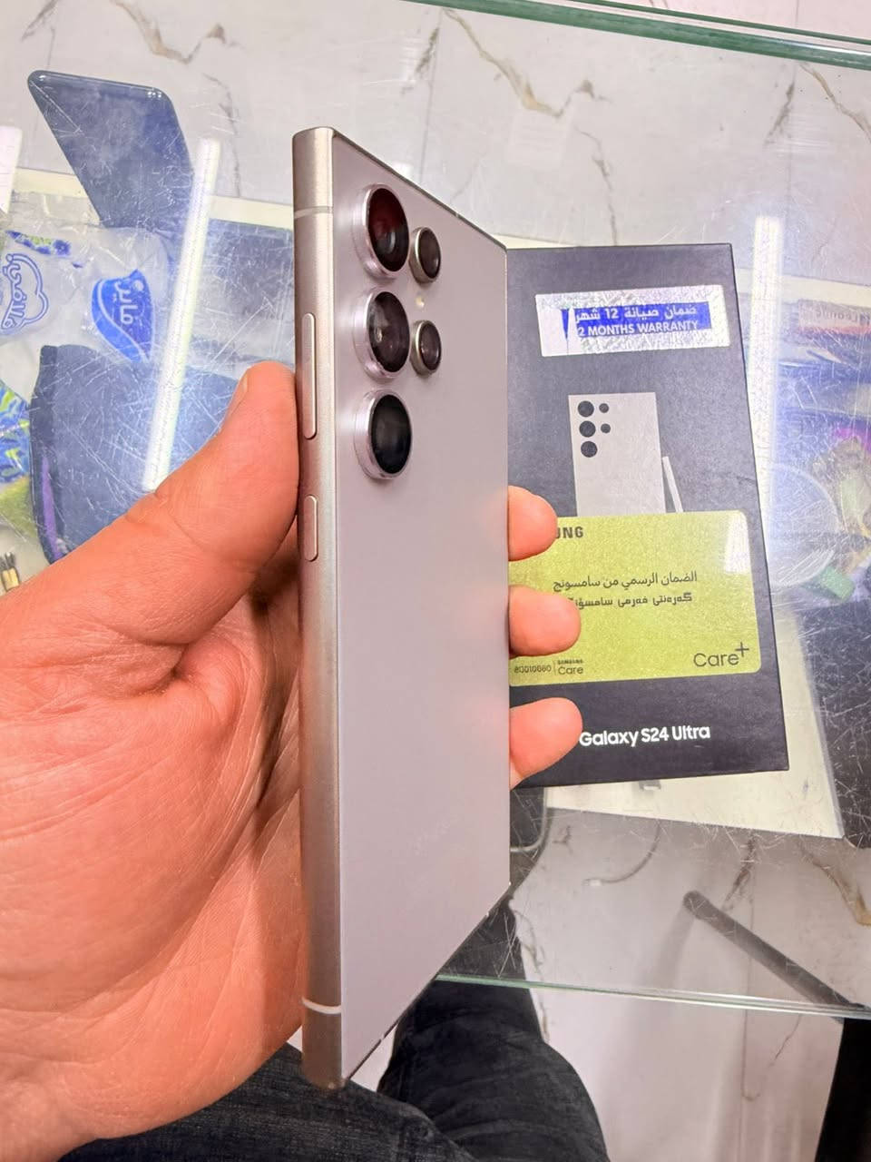 سامسونج اس 24 الترا ذاكرة 512
ابو كارت شاشة ضمان دبل خطين نظافة ١٠٠/١٠٠ وملحقاته كاملة ((( سعره جدا مميز راسلني على الخاص اكتبلي تم يجيك سعره ))) وشعندك للبيع او مرواس او تشتري كلشي نستقبل راسلني عالخاص عنواني النجف 
*********** رقمي هذا للاستفسار
