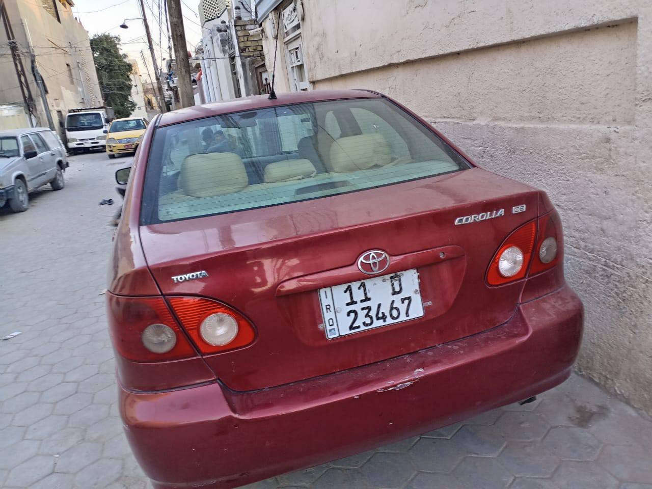 كورلا 2007 رقم بغداد انكليزي مكينة وكير مكفولات تبريد 77 بيه مجال *********** بنجف
