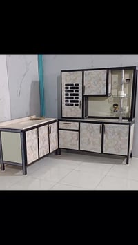 كاونتر المنيوم • متر ونص • سنك ١٢٠سم