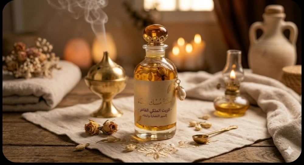 "زيت العروس الملكي"

خلاصة الطبيعة في قطرة واحدة.. ✨"
تتكون خلطتنا الملكية من مزيج مدروس بعناية من زيت الأرغان المرطب، وزيت الجوجوبا المغذي، مع لمسة فاخرة من المسك النقي وفيتامين E. 🌿🧴
خالية تماماً من الكيماويات أو المواد الحافظة، صُنعت لتدلل بشرتكِ وتمنحكِ عطراً ملكياً لا يُنسى.
​#زيوت_طبيعية #قصة_مسك_وحناء #عناية_بالبشرة #نضارة #بشرة_صحية جمال_عراقي روتين_الجمال


**إذا كنت صاحب هذا الإعلان وتريد حذفه لأي سبب، رجاءا أرسل رسالة إلى الدعم الفني**