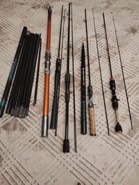 عصى صيد • ٧ قطع • ٧م/٤٫٥م/٣٩٠سم