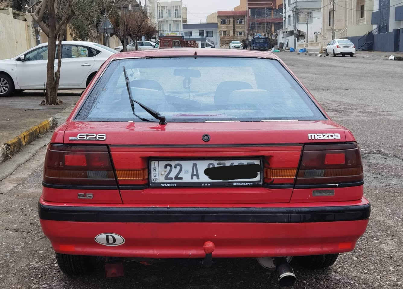 مازدای ٨ و بەخ
مۆدێل : ٦٢٦
ساڵی دروست کردن : ١٩٩١
ژمارەی هەولێرە سەنەوی هەتا ٢٠٢٧ تازەیە
گێڕ عادی
سلایت
چوار جامی کارەبا
جۆری جانتایە  
کامل بۆیاخە لەسەر ساغی دەعمی نیە 
گێڕ و مەکینەی بە شەرت 
تەحویل و براوە بە شەرت
تەقە و ڕەقەی بە شەرت ٢٥٠ مەسروفی تێدایە 
نرخی : ٤٥ گەڵا و معامەلە
ژ.م : ***********
لە سلێمانیم 
تکایە ئەگەر موشتەری نیت تەلەفون مەکە لەگەڵ ڕێزدا السليمانية, العراق
