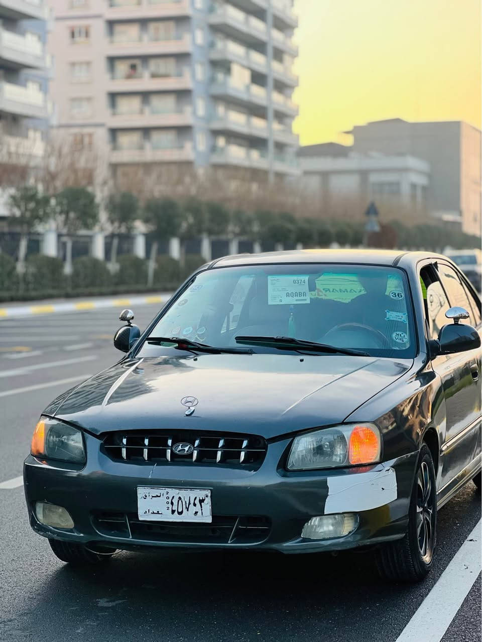 سەرەتا بەناوی خوا ماشاللە لەماڵی هەموو لایەک 
 بوو فروشتن هونداي ئه كسئينت
مووديل 2002 ئارم بلاستيكه به شه رتي ئارموو ئه وه لياتت مووسوو براوه ش به شه رت
گير ئؤتؤماتيك به شه رتي گيرو مه كينه هه لمي نيه 
كاره باهي هه موو گيانيي ئيش ده كاتت قفل مه ركه زيه كامل گيچه كاني ئيش دكات سيدي وگه رمي شتي مزبوتتت 
سه ياره كي تا بليت توندوو توله ماليي دوسته چركه ي تيا نيه 
تاقمم تايه و ويلي سپورتي له ژيردايه 
 سياره كه روبه رو جوانتره 
نرخ ((((37گه لامعامه له يكي برايانه )))
***********
*********** السليمانية, العراق
