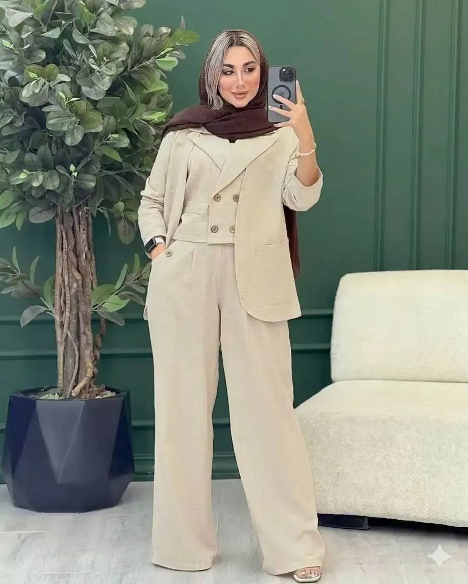 ✨ أناقة 
موديلات راقية 
جمسوت أنيق بتصميم راقي يناسب كل الأوقات
متكون من جمسوت وسترة 

الموديل الثاني قاط كاجول متكون من سترة ويلك وبنطرون 
مناسب لكل الأوقات 
اختاري قطعه وتعالي كبل واتس ويوصلج ثاني يوم 
القياس يلبس من وزن 50 إلى 75
سعر القطعة 35 الف
توصيل بغداد ومحافظات كافه 5 الف مع هدية مع كل طلب 

عنوان بغداد حي البساتين شارع الشيخ منهل 
***********
