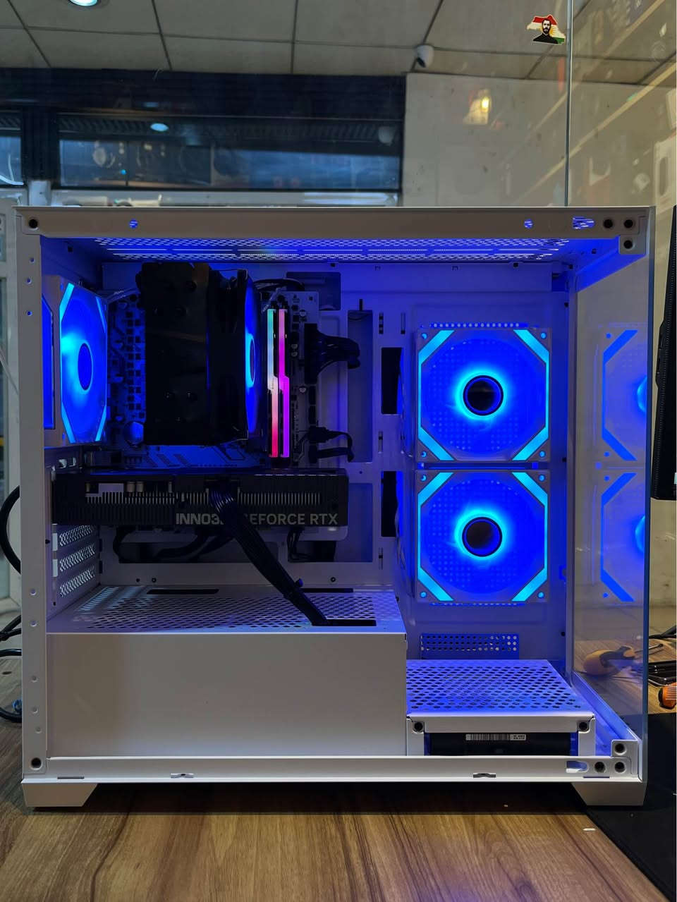 CPU: R5 5500
Motherboard: B450M MACHINST
GPU: RTX 5050 8GB INNO3D
RAM: 16GB 2x8 3600MHZ 
STROGE: 256GB SSD +1TB HDD
PSU: 550W 
COOLER: AIRCOOLER R4000
CASE: AIGO 3FAN ARGB

بۆ فرۆشت زەمان ٦ مانگ 
للبیع ضمان ٦ شهر 

سعر 1.110,000 أربيل, العراق


**إذا كنت صاحب هذا الإعلان وتريد حذفه لأي سبب، رجاءا أرسل رسالة إلى الدعم الفني**