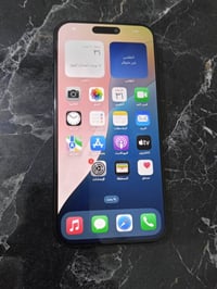 آيفون ١٥ برو ماكس • استعمال اقل من شهر • بطارية ٨٩