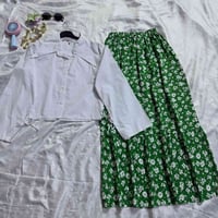 اوتفت صيفي • قميص S-XL • تنوره ١٠٠سم