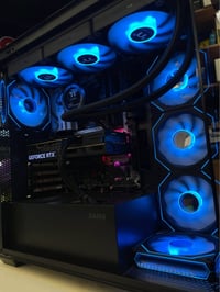 كمبيوتر العاب • تجميعة قيمنق • RTX 4070 • Intel i7-14700KF • كيس قيمنق...