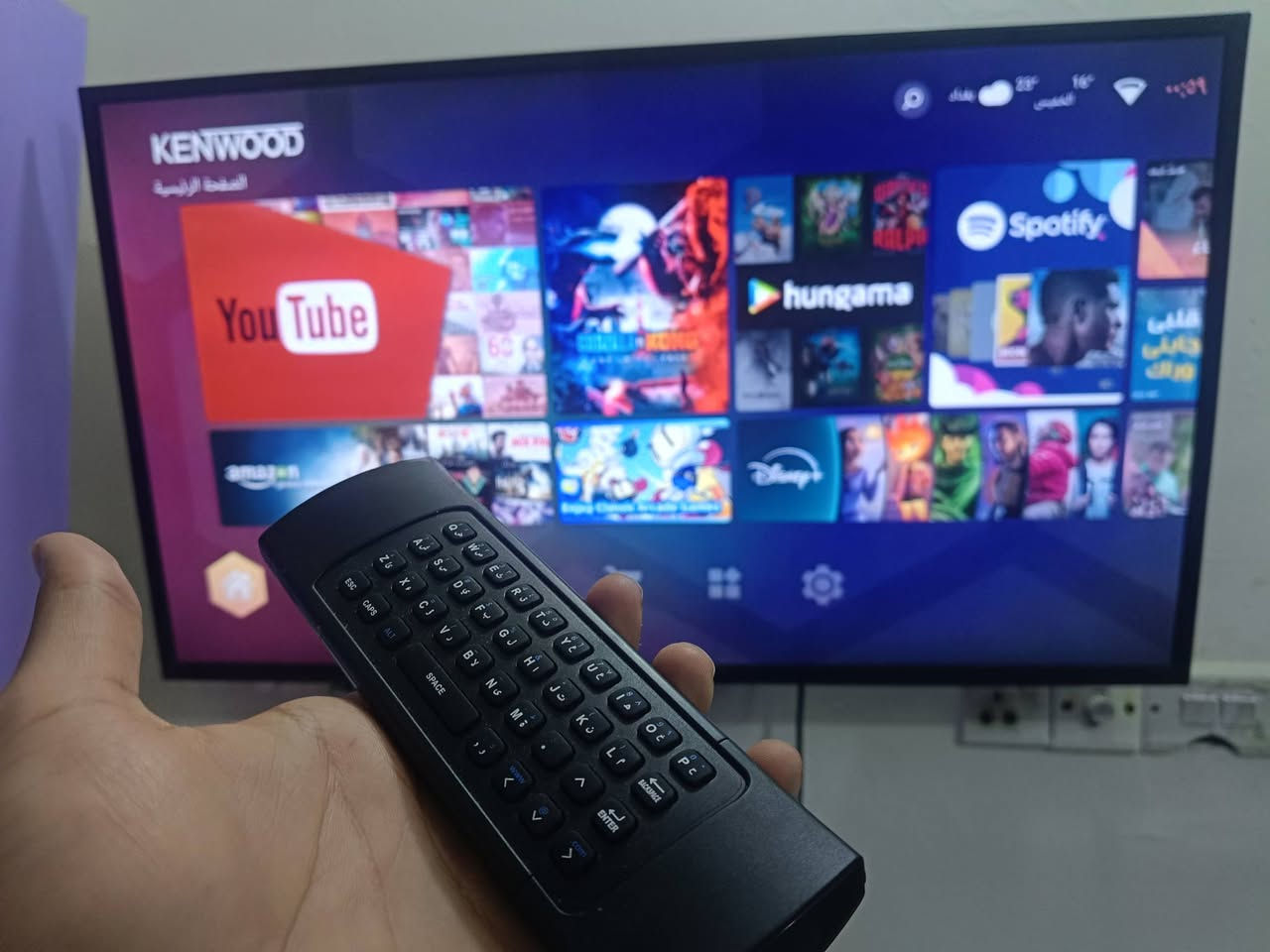 سلام عليكم تلفزيون ذكي حجم 43 انترنيت فول
العلامة التجارية: كينوود (Kenwood).
المميزات: تدعم تقنية العرض بدقة 4K وعالية الوضوح (Full HD).
الوظائف: توفر ميزات الاتصال بالإنترنت.
السعر 180الف بيه مجال بسيط مطاني بغداد زعفرانيه
رقم الهاتف الاستفسار ***********
