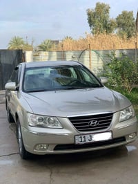 للبيع فقط سوناتا خليجي لون ذهبي رقم بغداد انكليزي الجديد السيارة تدفئة...