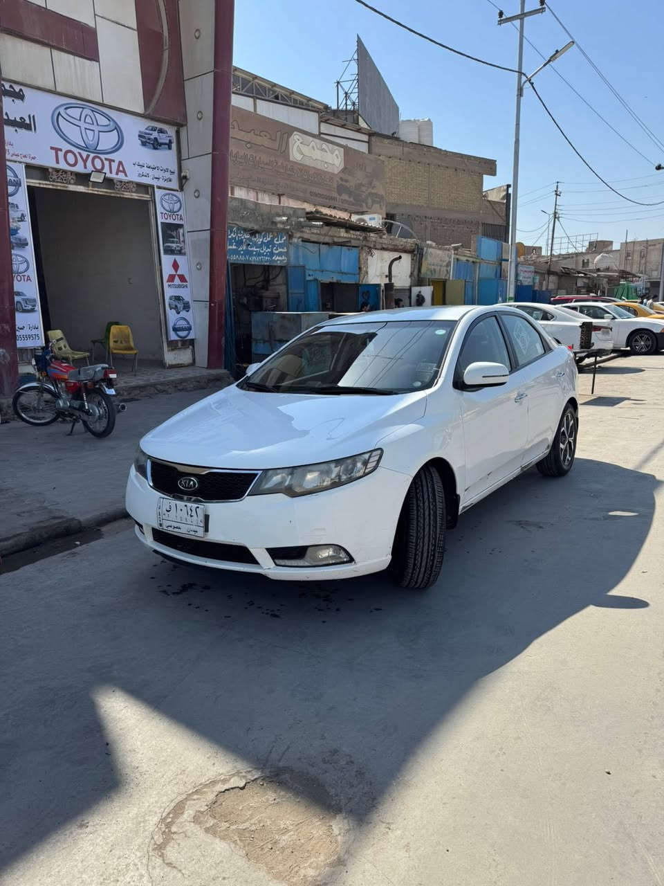 سلام عليكم
كيا سيراتو موديل 2013  بيها سنويه لحد 2029شرط تحويل  بيه طخات بسيطه تجي وشوف بعينك  كير محرك شرط لا صرف ولا بخار عنوني العماره / ميسان  السعر110بيه  مجال ***********
