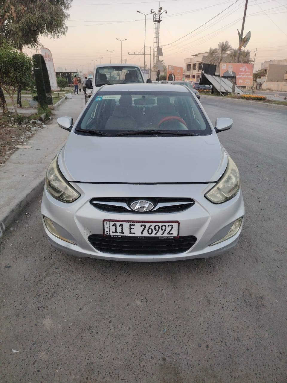 هيونداي اكسنت وارد امريكي كلين صبغ دعاميات سنه الصنع 2016. على مواصفات بالاكسنت السياره جاهزه من كلشي السعر 105ورقه وبيها مجال ***********
