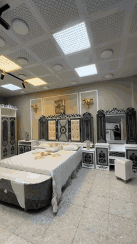 غرفة نوم 9قطع • صبغ حراري • توصيل مجاني