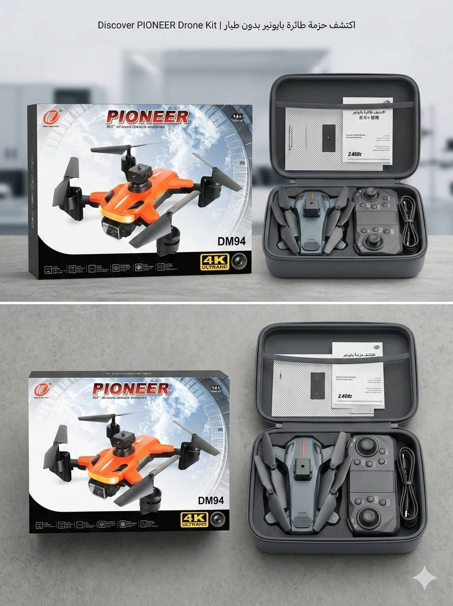درون Pioneer الاحترافية - مواصفات خرافية وأداء ثابت!
تريد درون تبيض الوجه بالتصوير واللعب؟ شوف مواصفات Pioneer اللي جبناها إلك:
​ثبات مو طبيعي: مجهزة بنظام (6 Axis Gyro) اللي يخليها مستقرة بالجو وما تدوخك بالتحكم.
​تصوير بانورامي HD: تكدر تصور فيديوهات بانورامية وبكامرة متحركة تتكدر تتحكم بحركتها أثناء الطيران وصور ثابتة بدقة عالية وتوثق كل اللحظات.
​حركات بهلوانية: تكدر تسوي بيها شقلبات (360 درجة) بكل سهولة وتبهر أصدقائك.
​إضاءة ليلية: بيها 4 أضواء LED قوية تخليك تشوفها بوضوح حتى لو طيرتها بالليل.
​بطارية قوية: تجي وياها بطارية Li-Poly قابلة للشحن وتدوم وقت زين، وياها كابل شحن USB.
​تحكم كامل وبسيط: طيرها فوك، نزلها جوه، لوف يمنة ويسرة، وحتى تگلبها ليقدام وليوره.. السيطرة كلها بيدك.
​كاملة مكملة: يجي وياها "مراوح" إضافية (Replacement Props) احتياط خاف تنضرب بشيء.
​بدون تعقيدات: الدرون مسموح بيها وما تحتاج أي تسجيل رسمي (No FAA Registration Required).
​ليش تختار Pioneer؟
لأنها تجمع بين سهولة الطيران وقوة التصوير، ومناسبة جداً إذا جنت تريد تبدي بمجال التصوير الجوي أو حتى للتسلية.
​السعر: [60]الف و التوصيل مجاني لكل المحافظات 
. 🚚كركوك
​للحجز، راسلنا هسة قبل ما تخلص الكمية! 📩


**إذا كنت صاحب هذا الإعلان وتريد حذفه لأي سبب، رجاءا أرسل رسالة إلى الدعم الفني**