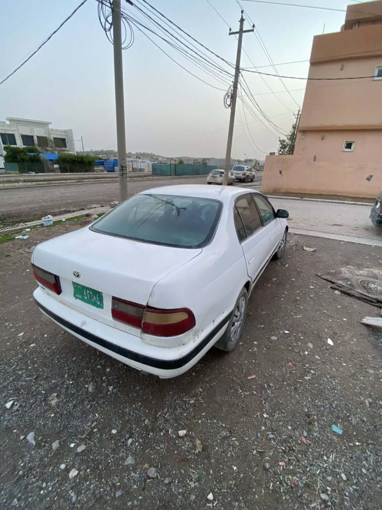 تؤيؤتا كارينة موديل 1991 سنوي اوليات بةشةرت 
گيرو مكينة بةشةرت تقة و رقةي نية سيارةكي زؤر نةرمو خؤشة بةنزين هةر ناخوا سوكان محةوةرة 
بؤ گؤرينةوة بة شتك بةدلم بيت 
 *********** أربيل, العراق
