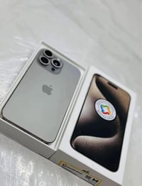 ايفون 15 برو ماكس ذاكره 256 بطاريه 94 غراضه الاصليه كارتونه وكيبل ونظا...