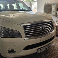 infinity QX80 مواصفات  8 سلندر  ماشيه 159 الف كيلو   بصمة - سلايت - دا...