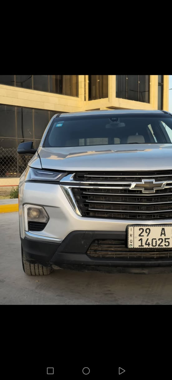 المركبة : شيفروليه ترافرس موديل 2023
الضرر: 1GNERFKW1NJ109415
مكان السيارة: كوت 
_______
المواصفات 
✅ شيفروليه ترافرس 2023
✅ محرك 6 سلندر 3600 VVT
✅ اربع بصمات للابواب 
✅ لايتات زينون اصل 
✅ كاميرا خلفية دوارة مع الستيرن 
✅تحكم كهربائي
✅ منافذ USP & AUX
✅ رادار امامي مانع تصادم واعطاء تنبيه مع حساسات خلفية
✅ مانع إنزلاق
✅ شاشة دشبول كبيرة 
✅ تحكم ستيرن جهتين متكامل الايعازات
✅ سايد بريك بصمة 
✅ تبريد السيارة 3 قطع مع تبريد خلفي 
✅ للمزيد الاتصال *********** علاوي 
✅️السعر 225
