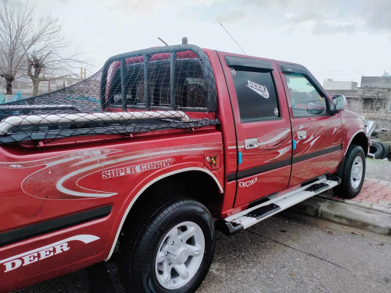 ***********
***********
گؤناو مؤديل 2009 مةكينة بةخي بيلةد مةنةفيست اسلي  بي دةعموو بي ليدران و بي خايسةت گيرو مةكينةو ئةكسلو تةقةو رةقةو كةرةبةي هةموو گياني بةشةرت  سيارةكة لؤكة پيويست بة وةسف نةكةت سةعري 45 مةعةمةلة
