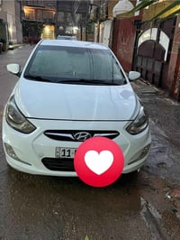 اكسنت خليجي 2014. محرك 1600 دوش ماشيه. 110 ببه قطعه وحده صبغ باب خلفي ...