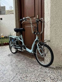 بايسكل تكسي لشة طويلةلون سماىي تفاصيل كير٣ نمرشغال حساس امامي تايرات ج...