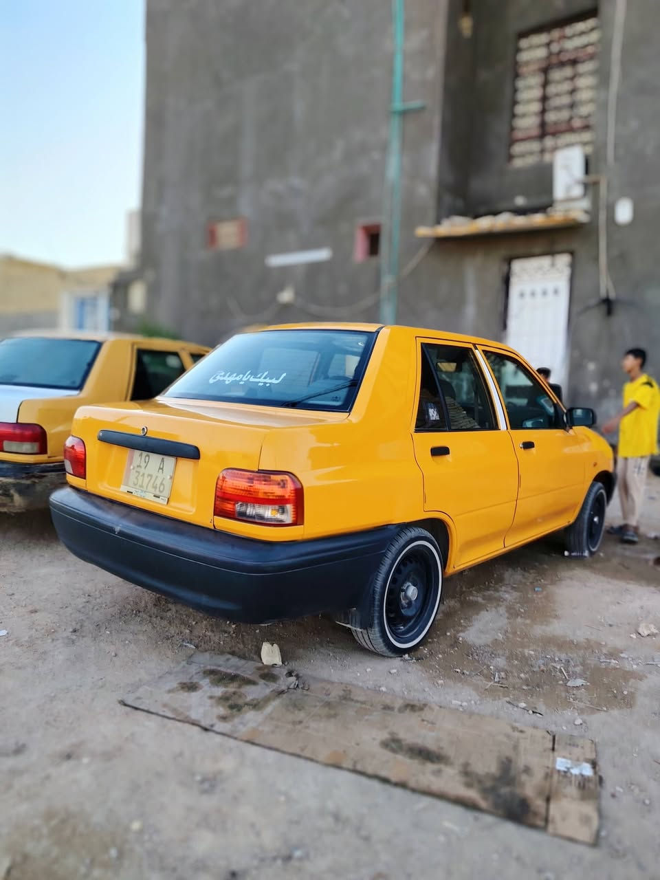 سلام عليكم ورحمة وبركاته للبيع سياره سايبه موديل 23 كفاله عامه سياره حلوه مصفره هيه  مكاني كربلاء المقدسة سعر 65 ***********
