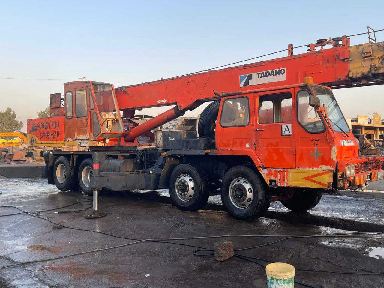 يالله مرخصة مدير الكروب
اللهم صلي عله محمد وال محمد
كرين تادانه 25طن مديل 82 
شغال جاهز خير من الله
ارقام جديده سنويه جديده 
ثاني يوم احولك 
السعر دفترين ونص وبيهه مجال بصيط
رقم الهاتف *********** 
مكاني بغداد
