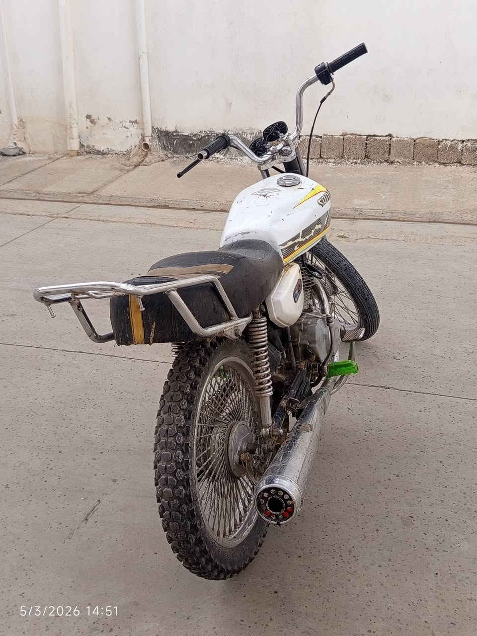 مـاطـور 4گـیــر لـلـبـیـع مـودیــل 2018 
محرك بشرط لاصرف ولاصـوت..
تـایــرات جــدیـــد..
صالانسە ابوصــوت ..
هـندر واحـد یـشـتـغـل✔
مابـي اي عیـب 
دبـلات شـــغـــال..✔
نشـط وشلعــە مـعـدل فــول یـشـگ الــگـاع✔
الـســعــر 200وبــي مجال للشراي شراي تعال خاص اواتصال علی
رقم موبایل ***********
