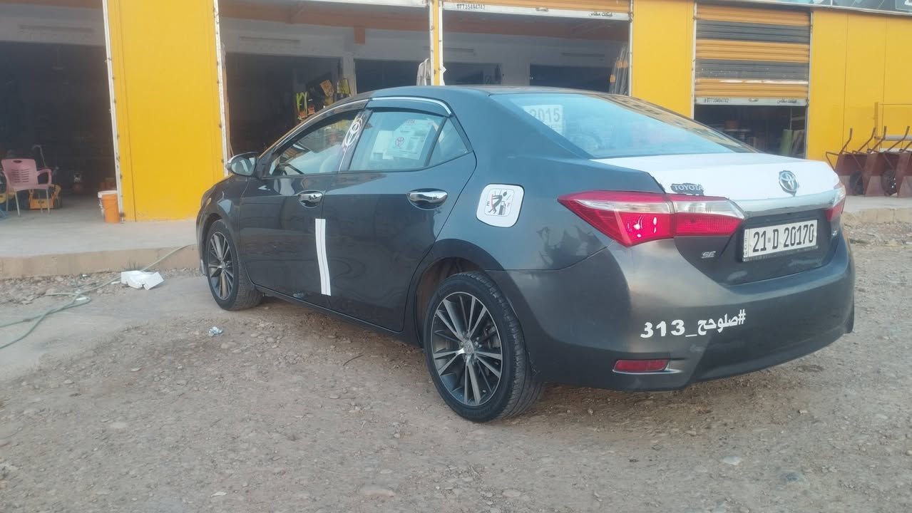 للبيع كورلا مديل 2015 خليجيةة بيهة قطعتين رش بدون دواخل وقطعتين كليرر هزة سنوية جديد رقم سليمانية كير محرك لغد شواصي كفالة السعر ب 118 وبيهة مجالل شراي *********** عنوان ديالى تقاطع القدس
