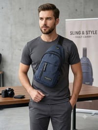 ​🌟 جديدنا! حقيبة الصدر العصرية والأنيقة (Sling Bag)! 🌟 (تصميم مريح وأن...