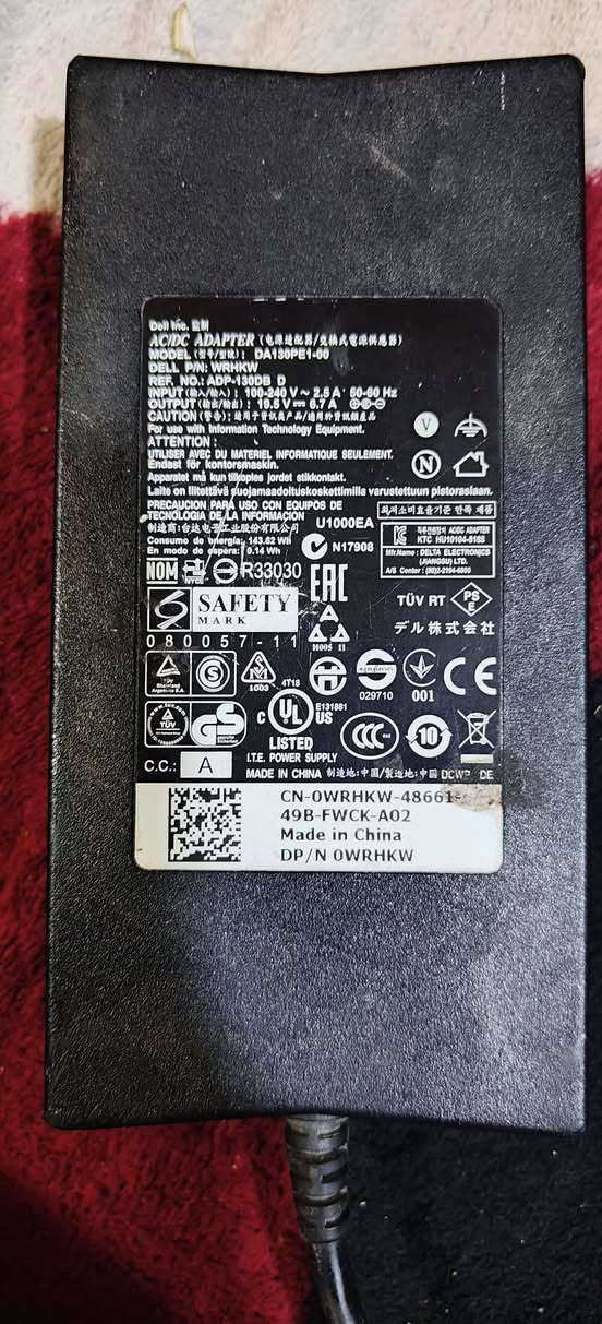 شحنت لبتوب ديل 120واط السعر 40وبيه مجال شرط اصليه


**إذا كنت صاحب هذا الإعلان وتريد حذفه لأي سبب، رجاءا أرسل رسالة إلى الدعم الفني**