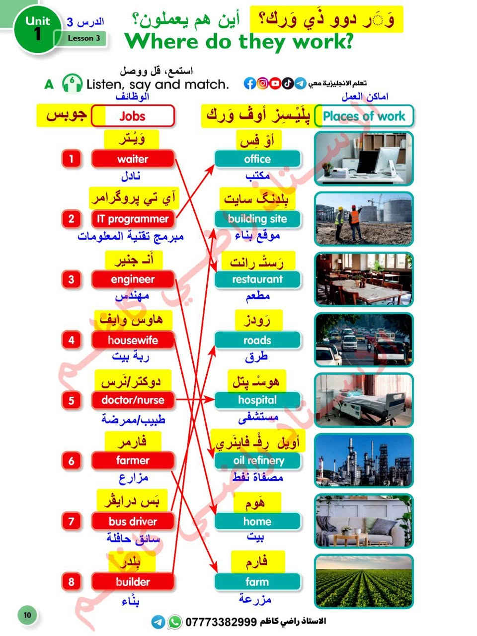 يتوفر لدينا كتاب انكليزي مترجم مع اللفظ والمعنى بالعربي من الاول للسادس ابتدائي للطلب والاستفسار خاص


**إذا كنت صاحب هذا الإعلان وتريد حذفه لأي سبب، رجاءا أرسل رسالة إلى الدعم الفني**