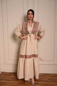 فستان • شيفون تركي • مقاس ٣٨-٤٨