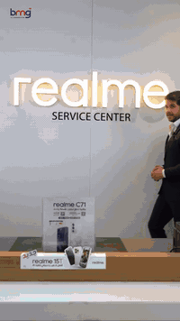 من داخل مركز مبيعات شركة BMG الوكيل الرسمي والمعتمد لهواتف ريلمي في ال...