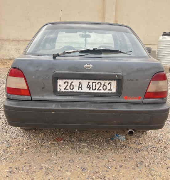 السلام عليكم 
 للبيع نيسان صني موديل1992
باسمي شرط التحويل اول يوم
سنويه لل 29
محرك جديد مبدل قبل شهر ترايك لبغداد
سياره حلوه ونضيفه وخدميه
السعر35 وبيهاا مجال بسيط
للاستفسار ***********
