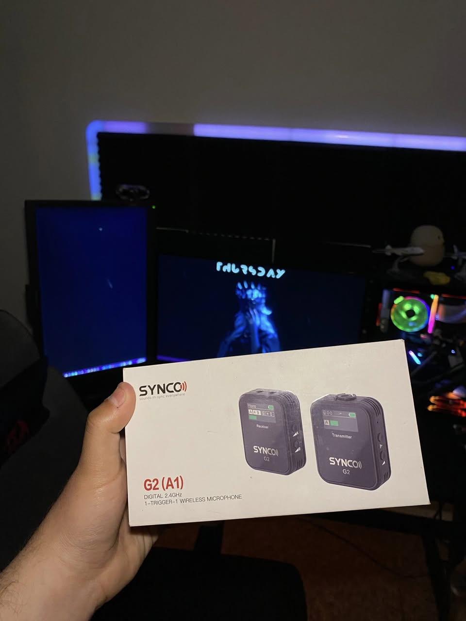 سلام عليكم
حبشكلات للبيع 🦦

1- وايرلس مايك synco  سعر 35 الف

2- راك argon مال برمجيات واردوينو سعر 15 الف

3- رايزر كيبل 10 الف

4-  سماعه JBL مستخدمه شي قليل 20 الف 

5- هارد ساتا تيرا  ssd sata 1tb بسعر ٧٥ الف 

6- مراوح سيكوتب جدد فول rgb سعرهن ١٨ الف

7- مراوح uphere قطعتين rgb ب 10 الف

8- ماوس لوجتك 502 هيرو ب 35 الف

9- راك مراوح بس طن مداخل ب 15 الف

10- كيبورد ليزري سعره 25 الف

11- راك تخلي بي m.2 يصير على شكل ساتا سعره 10 الف

12- كارت وايفاي 6e سعره 15 الف

مكاني بغداد ويتوفر توصيل


**إذا كنت صاحب هذا الإعلان وتريد حذفه لأي سبب، رجاءا أرسل رسالة إلى الدعم الفني**