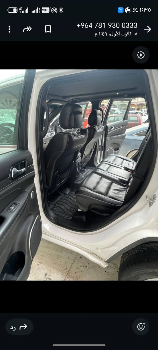 جيب شيروكي 2019 اوفرلاند
وارد أمريكي 
فتحه كشنات جلد تدفئه تبريد
رادار بنوراما جوبلسات
مكفوله من التبديل القطع
بيه مكانين صبغ أثر الحادث مالت أمريكا
السعر 230 بيه مجال صور الحادث موجوده
مكان السياره بالنجف ***********
