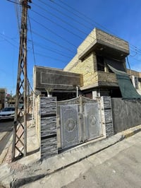بيت للبيع مساحة ١٠٠ متر واقع حال ١٢٢ ٥ غرف نوم واستقبال ومطبخ وصاله وص...