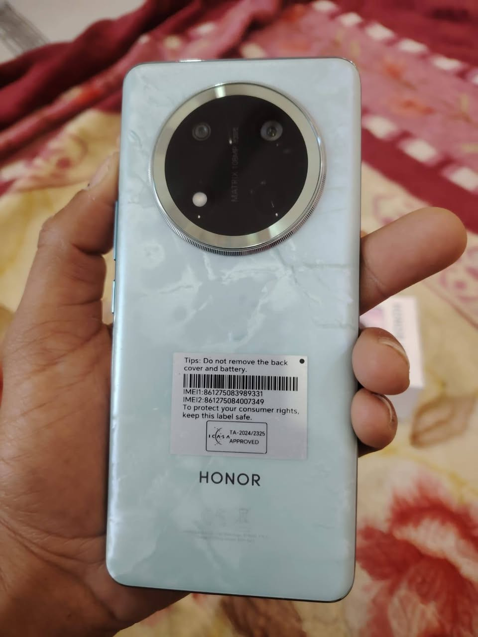 Honor x9c G5
جهاز نضيف كلش صار شهر تقريبا من أخذته
ذاكره ٢٥٦ سعر ٢٨٠ العنوان بغداد مدينة صدر قطاع ٤٩


**إذا كنت صاحب هذا الإعلان وتريد حذفه لأي سبب، رجاءا أرسل رسالة إلى الدعم الفني**