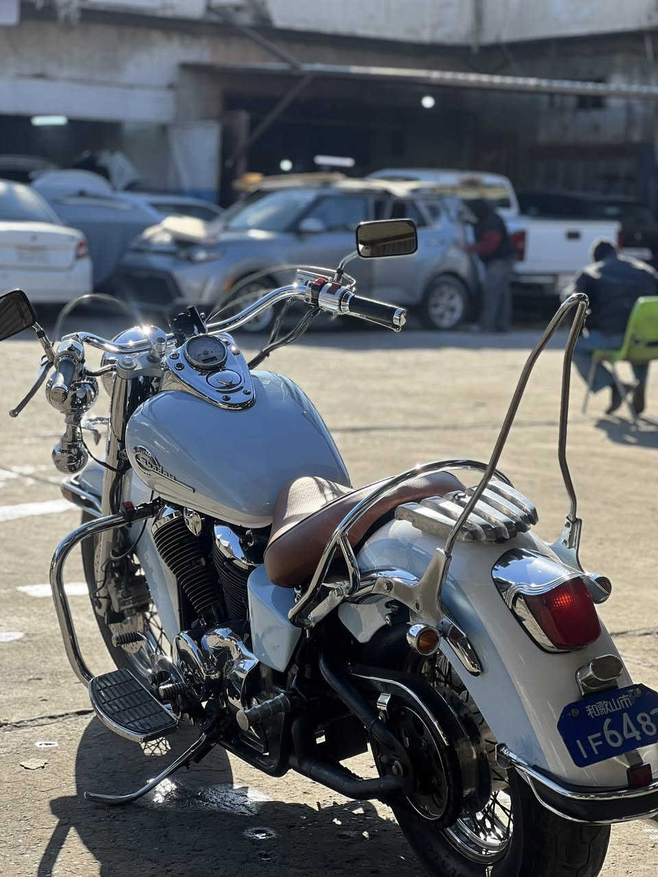 للبيع هارلي شادو ٤٠٠
(مكفوله كفالة عامة )
ستان حساس 
لايت عالي ناص
سطاب بريك 
اشاير 
نكرة بكُل وقت
تانكي نظيف بدون زنجار
عليها اضافة بلوجكترات 
دواسات اكزوز صوته مرتب 
تايرات جدد
نيكل بدون زنجار
الدراجة مناقصه أي شي 
كلشي شغال بيها والدراجه جديدة
سعرها ٢١ وبيها مجال 
مكاني حي الجهاد 
***********
