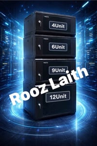 راكات شبكات • ٤U/٦U/٩U/١٢U • أقفال أمان