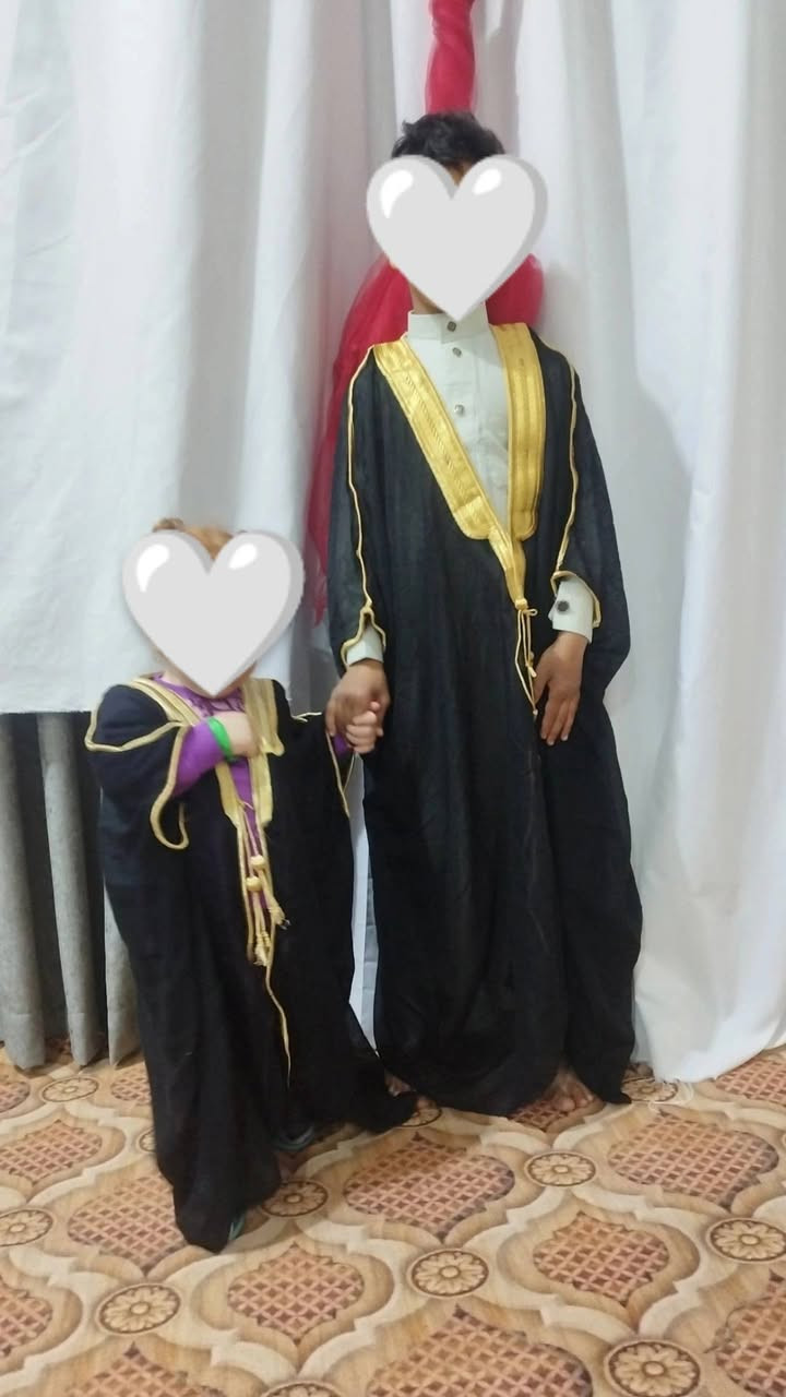 السلام عليكم 
عبي اطفال من سنه الى ٩ سنوات 
من سنه الى ٥ سنوات سعر خمسه 
ومن ٦ إلى ٩ سعر ١٠ 
والي يريدهن جملة راح يختلف السعر


**إذا كنت صاحب هذا الإعلان وتريد حذفه لأي سبب، رجاءا أرسل رسالة إلى الدعم الفني**