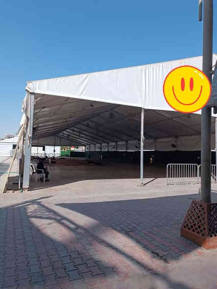 سلام عليكم خيمة للبيع العرض 20متر والطول 600 متر العنوان كربلاء 
***********
