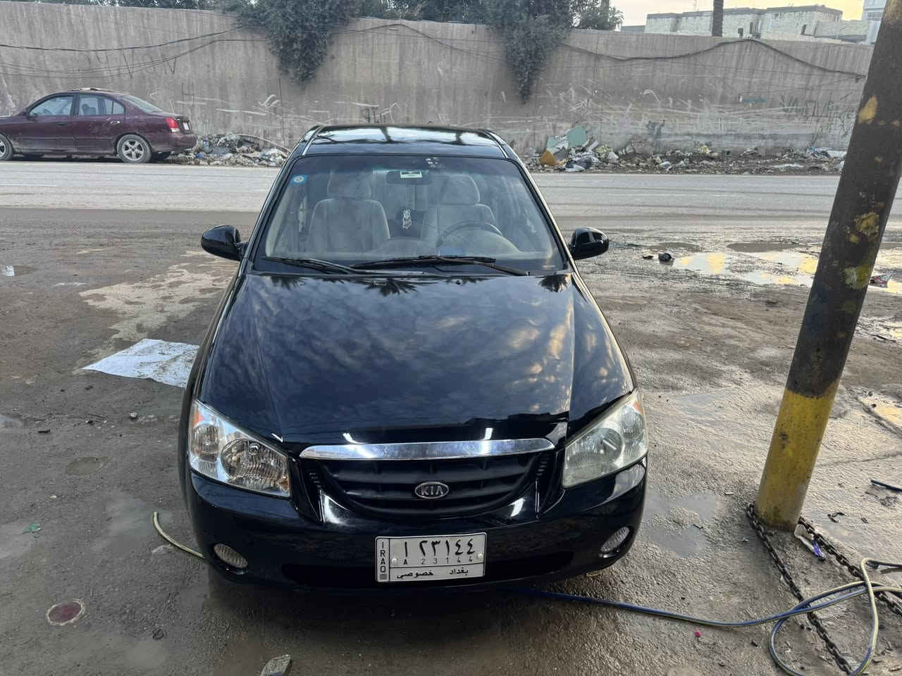 السلام عليكم كيا سبكترا موديل 2004 مكينه2000تعمير جديد على أيدي  صبغ عام لجماليه بدون حادث السعر 70بغداد الكاضميه الطي رقم الهاتف ***********
