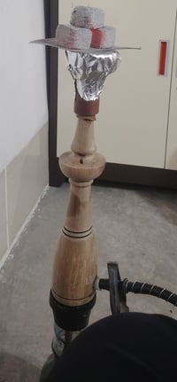 نرجيلة خشب نحاس • ناحية جباره • بدون توصيل