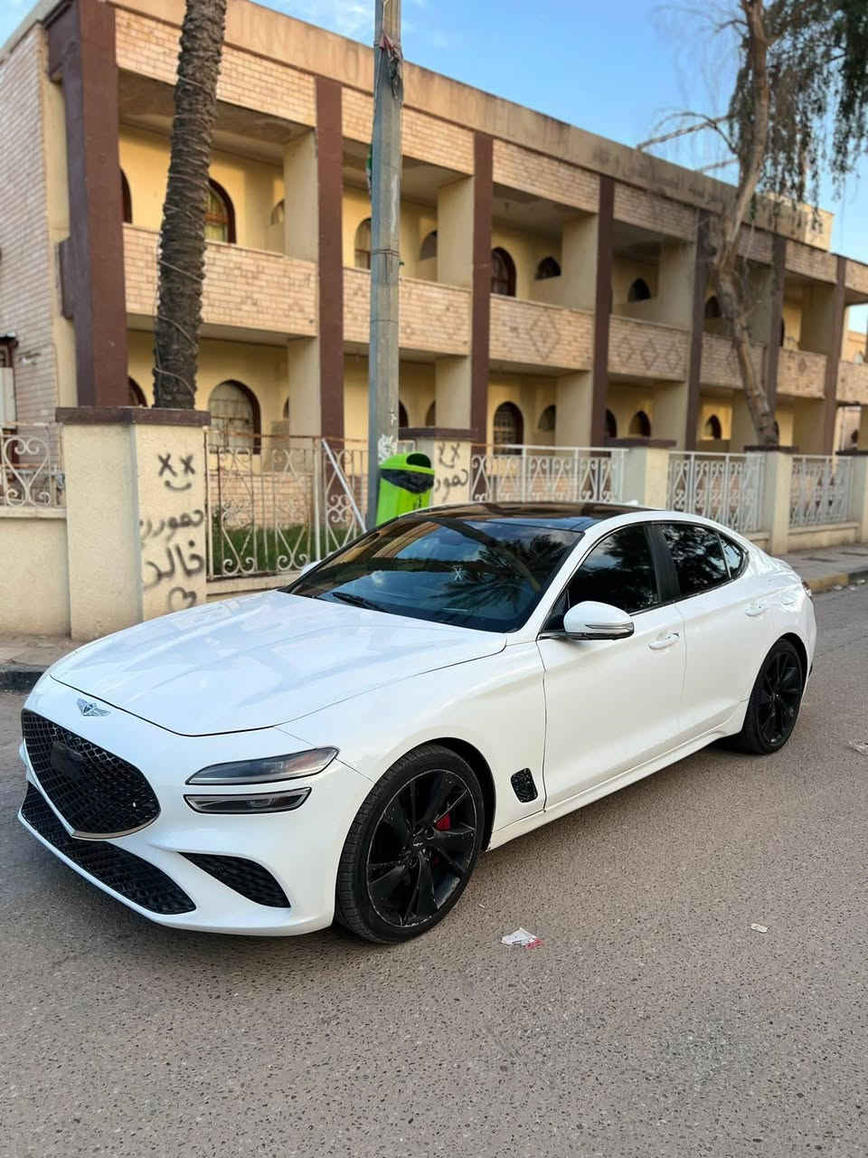 السلام عليكم
جنيسيس g70 2022 

 حجم المكينة v6  3.3 Twin Turbo 

فئة برستيج فول مواصفات
بدون رقم منفيس  بأسمي
تترقم جميع المحافظات 
الحادث اربع قطع بدون دواخل
الارباك ضارب
صور الحادث  بل منشور 
الي يدور كفالة لايتصل

السعر مناسب

168 قابل للتفاوض بيع مستعجل

***********
