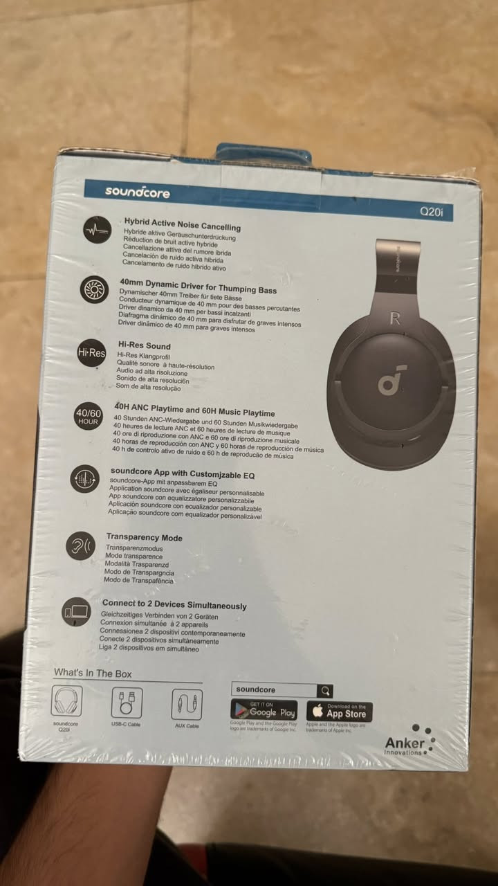 السلام عليكم هيد سيت soundcore anker Q20i للبيع جديدة بالجيس السعر 70 الف مكاني بغداد الشراي يراسلني خاص


**إذا كنت صاحب هذا الإعلان وتريد حذفه لأي سبب، رجاءا أرسل رسالة إلى الدعم الفني**
